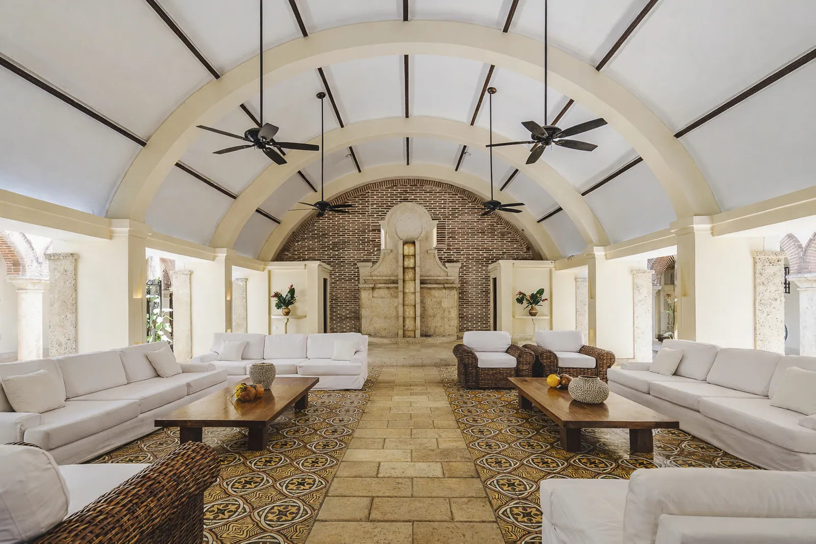 Salon commun voûté de la Casa del Boquetillo