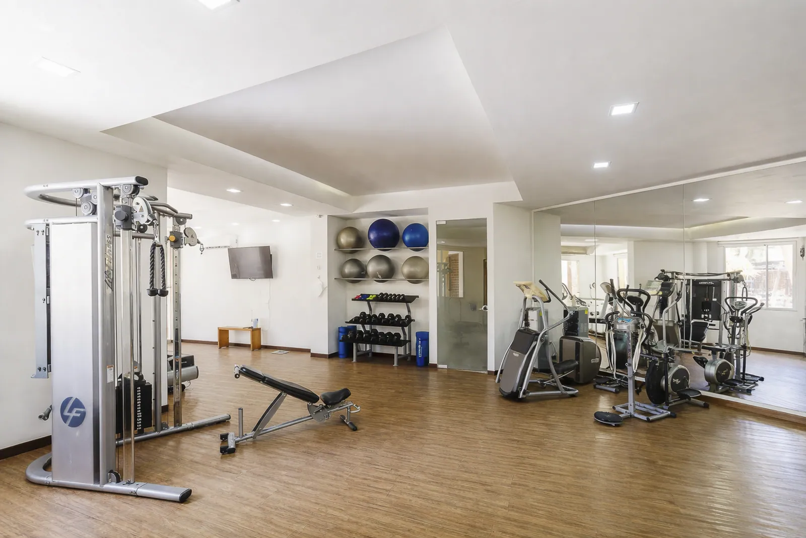 Salle de sport équipée de la Casa del Boquetillo